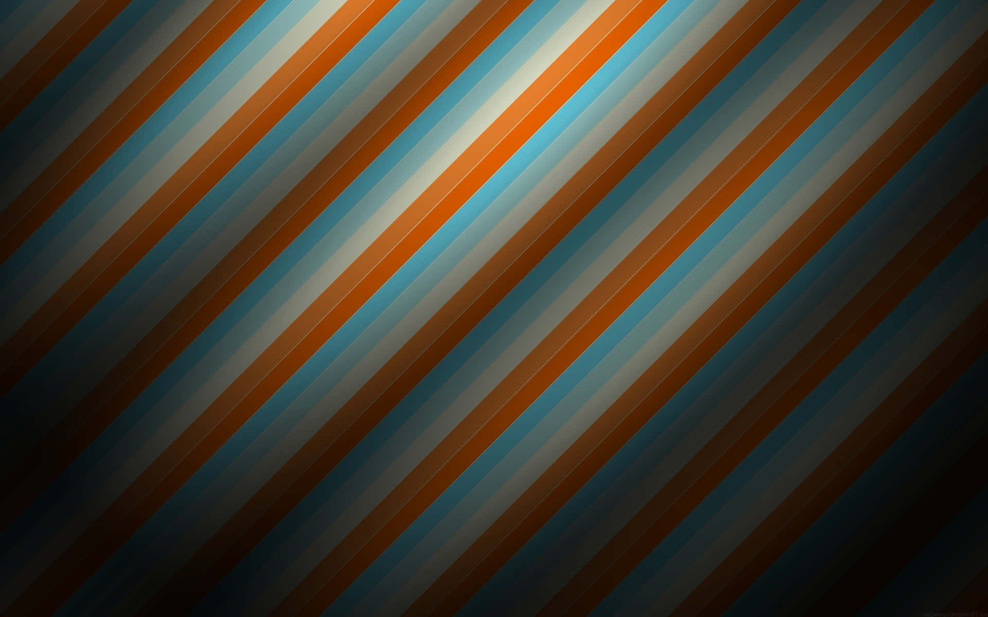 A bright and vibrant burst of colors - orange and blue Wallpaper