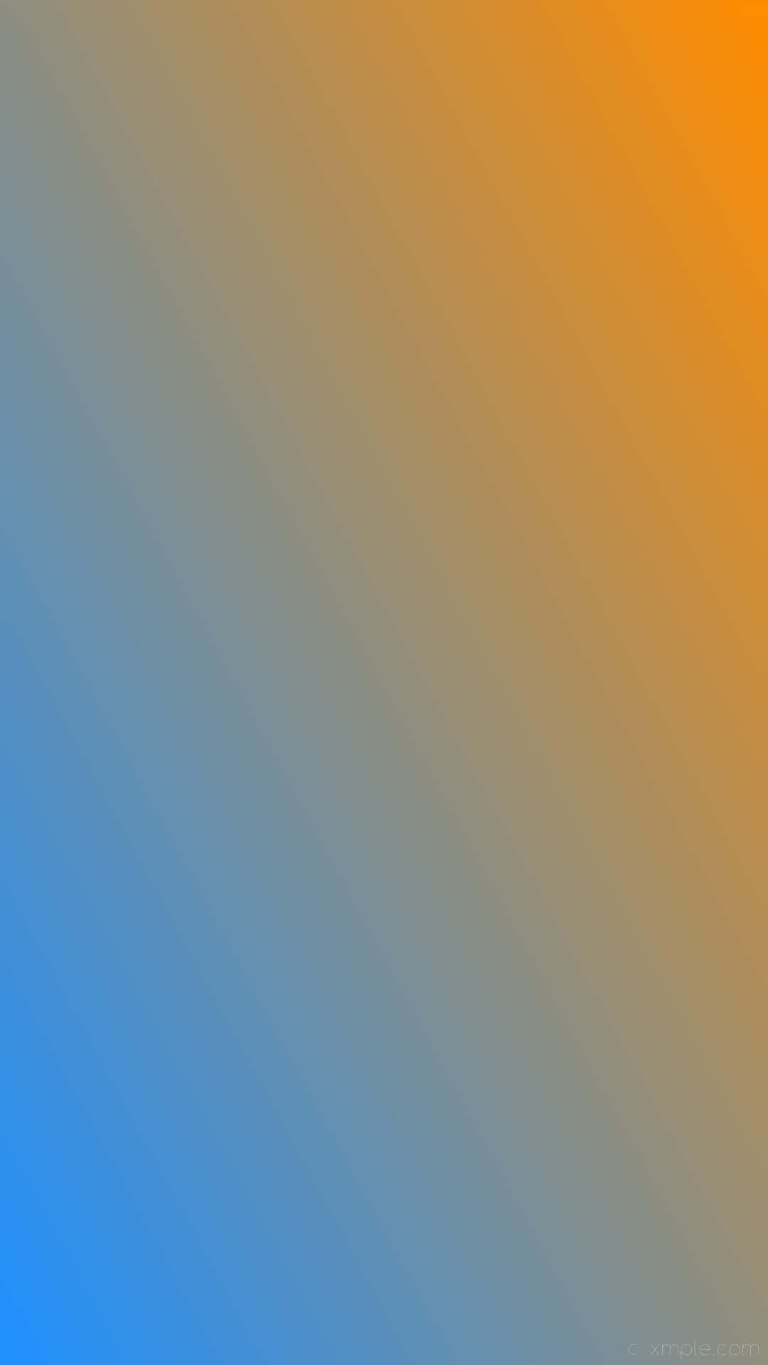 Einhintergrund In Orange Und Blau Mit Einem Blauen Und Orangefarbenen Streifen. Wallpaper