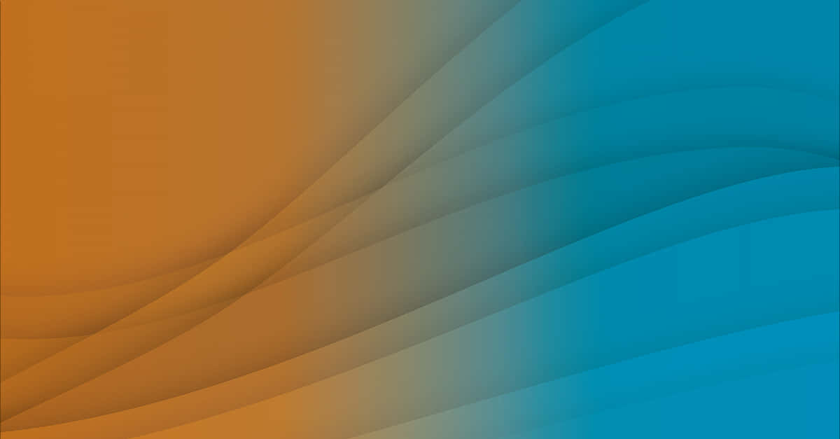 A Vibrant Color Combination of Orange&Blue Wallpaper