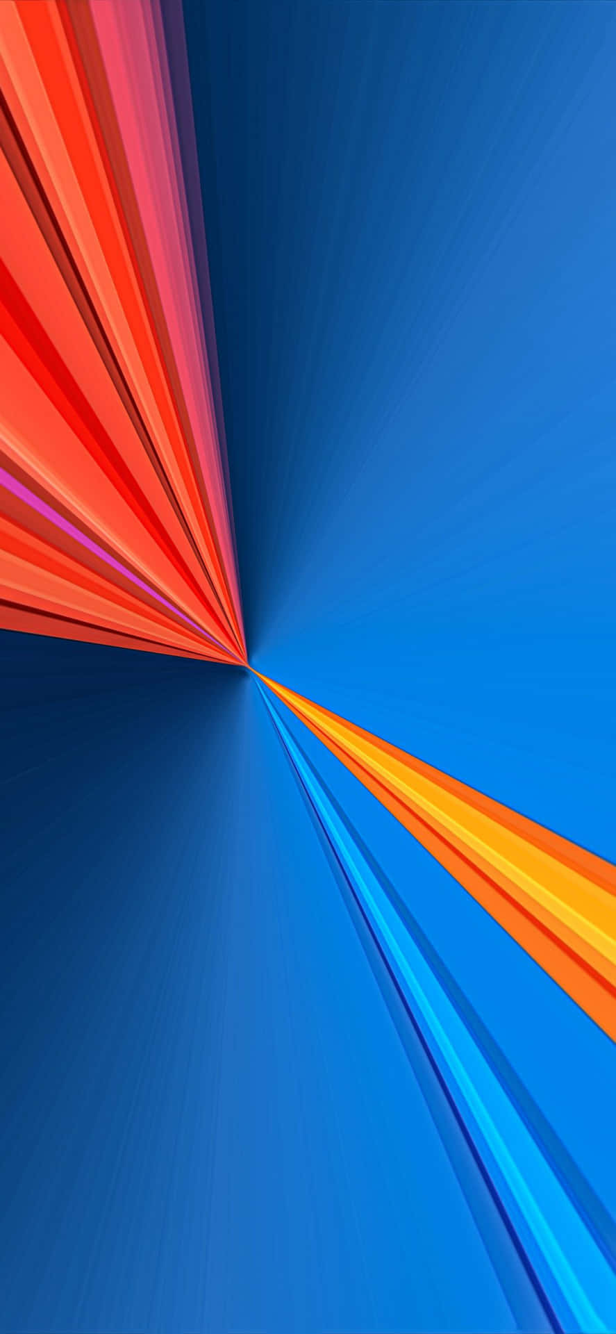 An Abstract Blue And Orange Background With A Blue And Orange Line Wallpaper