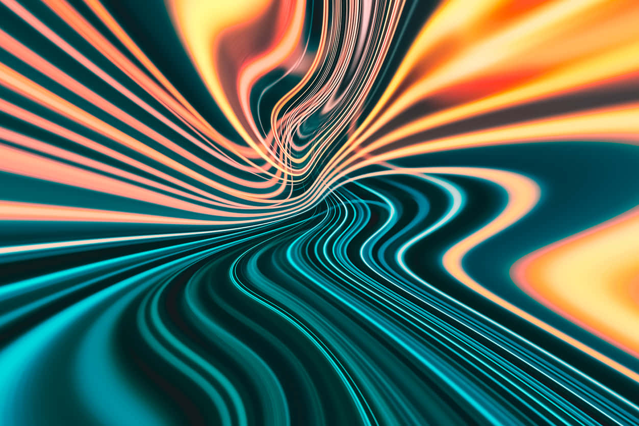 Teal and orange painting HD wallpaper  Wallpaper Flare