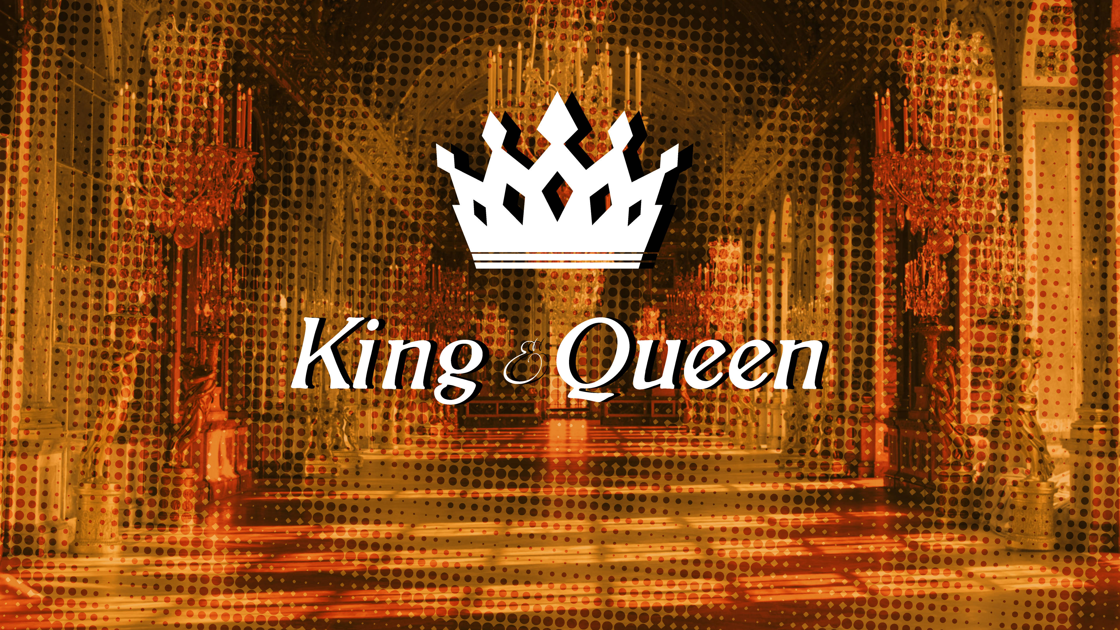 Download Orange And White King And Queen Wallpaper 