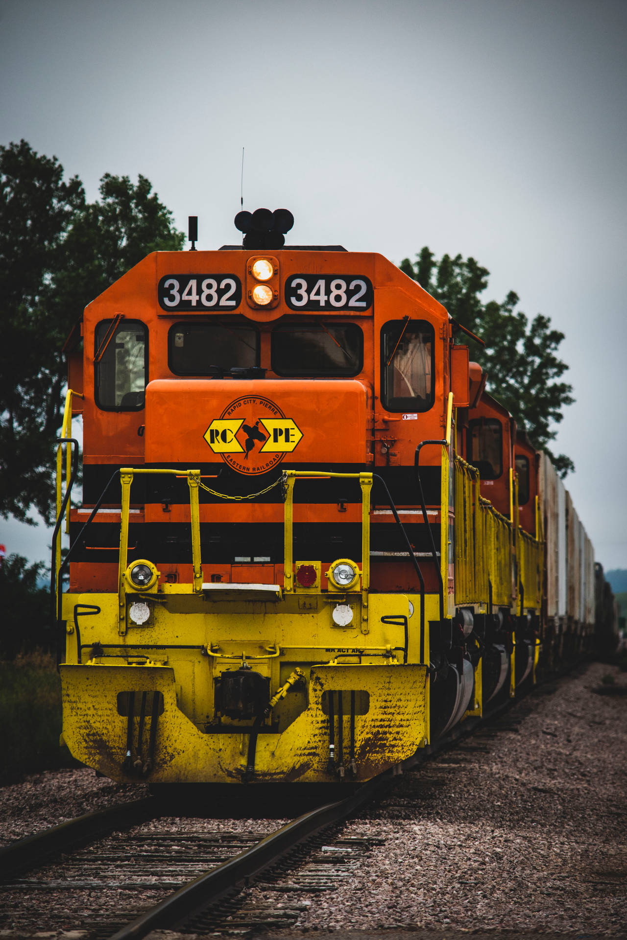 Choo Choo! Ride the colorful train Wallpaper