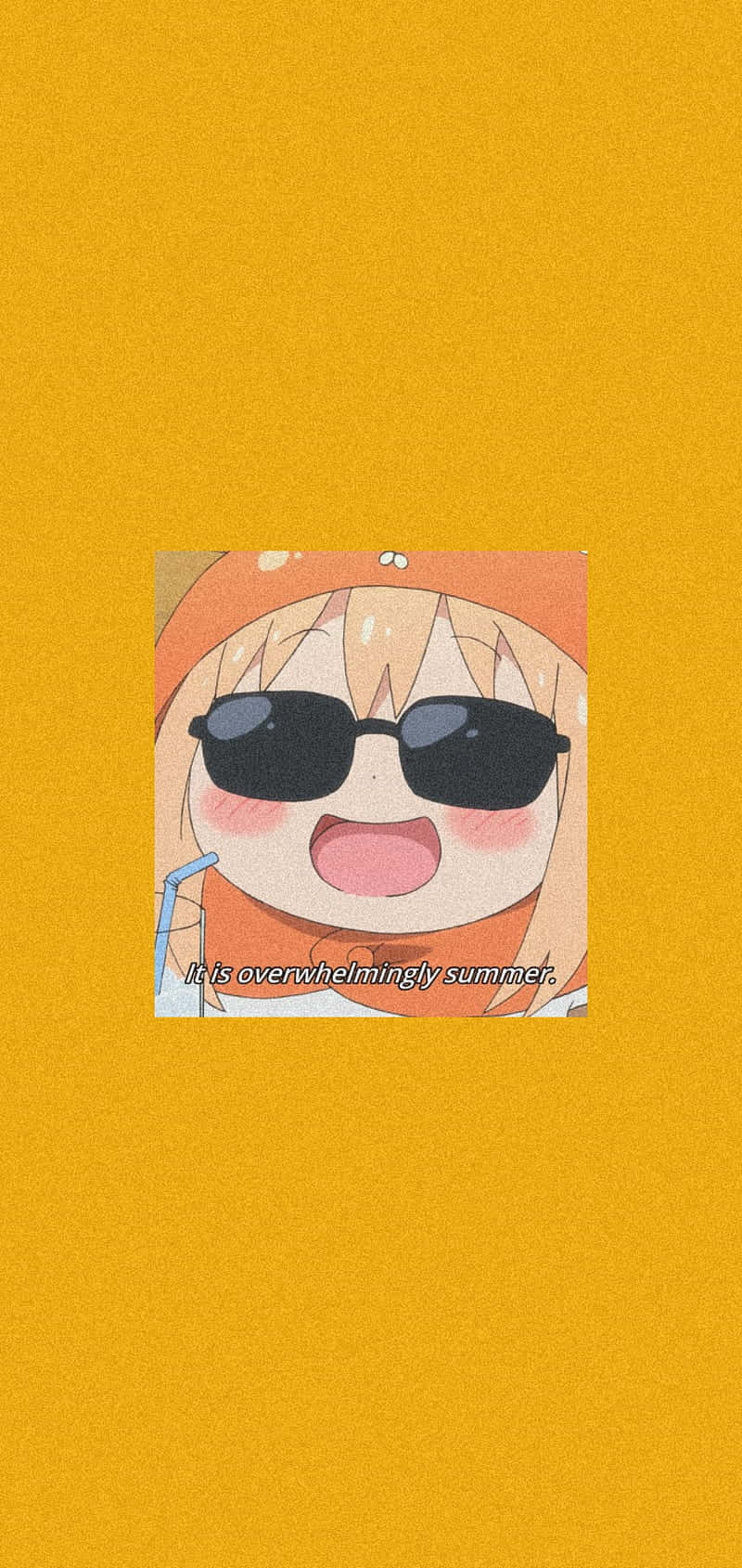 Orange Anime Umaru Doma Wallpaper