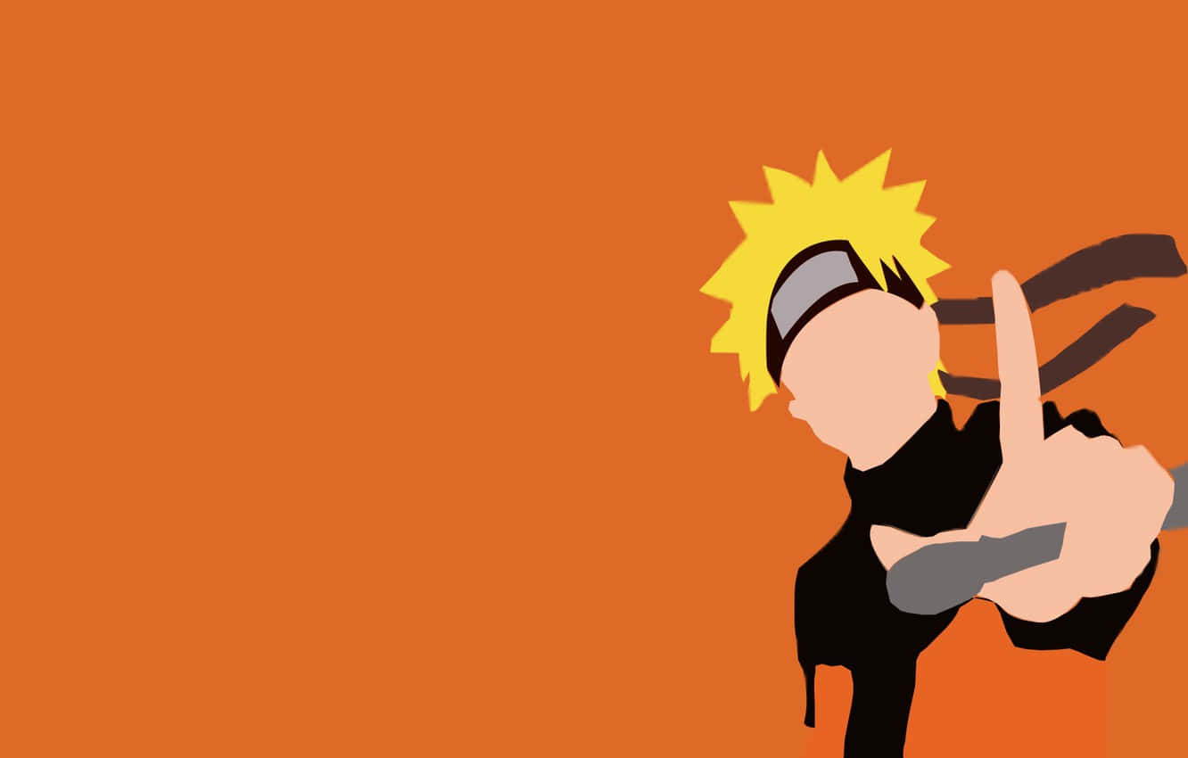 Orange Anime Vector Art Naruto Shippuden Background