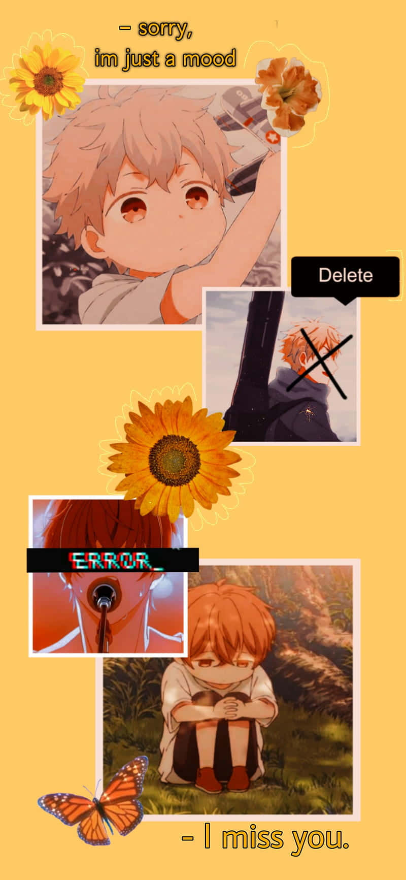 Appelsin Anime 800 X 1733 Wallpaper