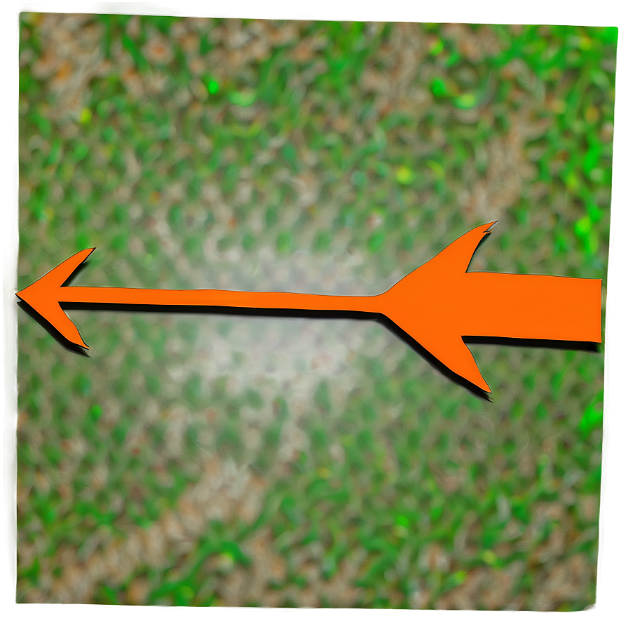 Orange Arrow For Maps Png Kvd PNG