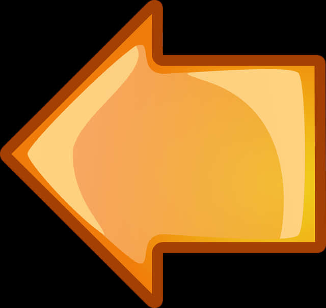 Orange Arrow Icon PNG