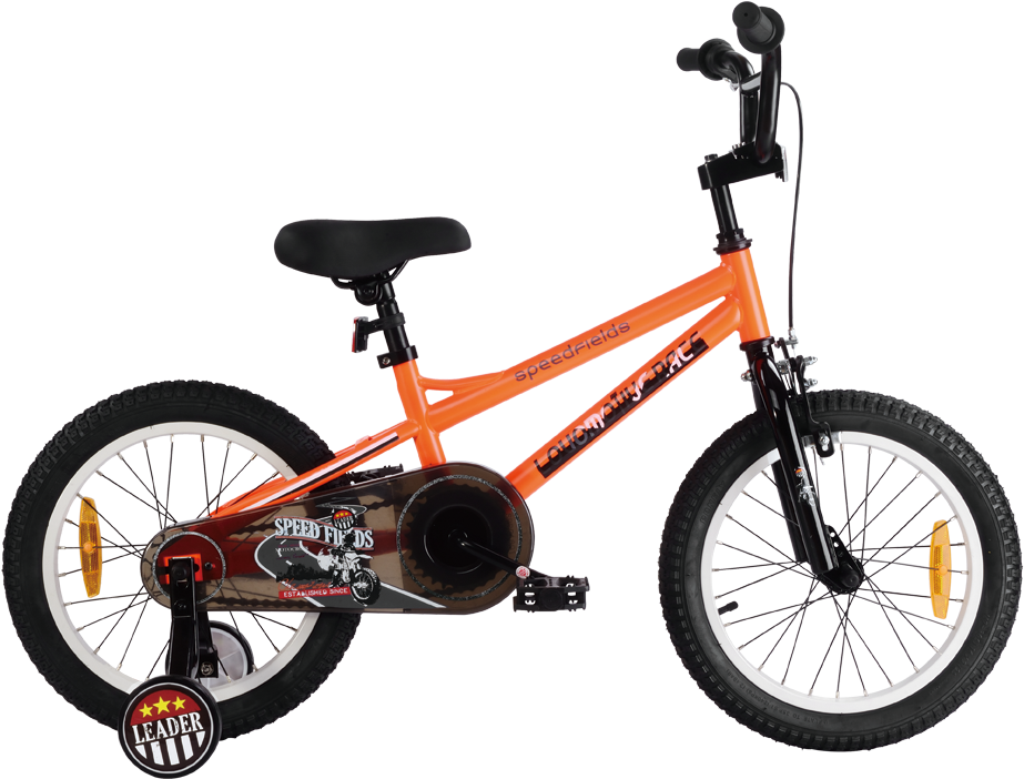 Orange B M X Bike Isolated PNG