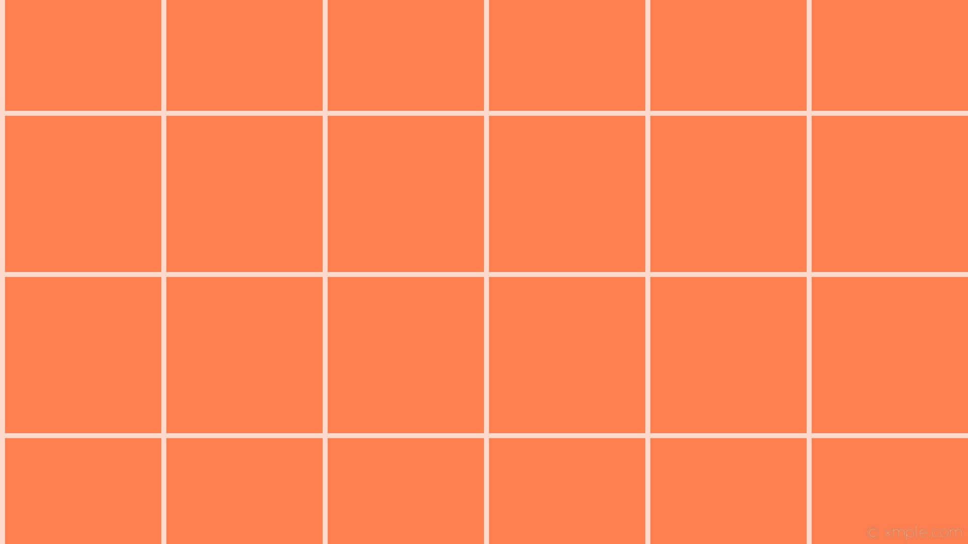Orange Grid Digital Art Background