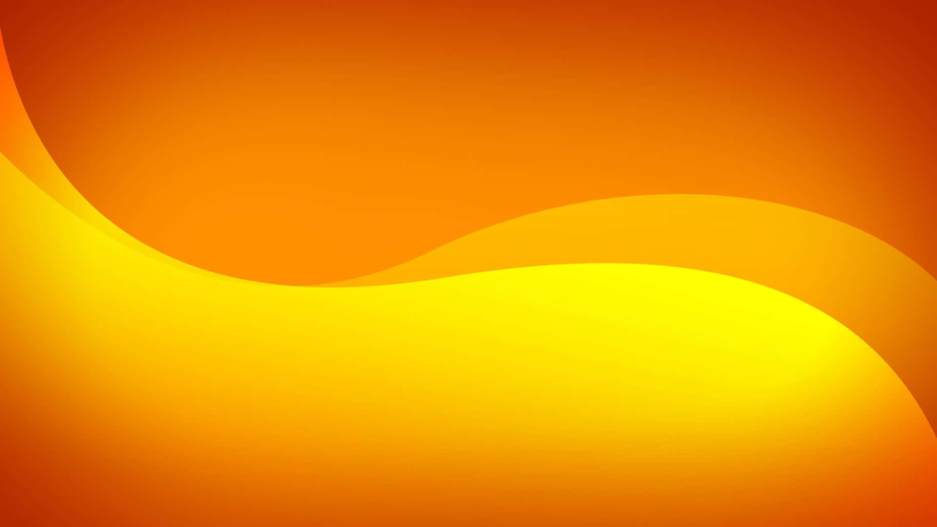 Abstract Waves In Orange Background