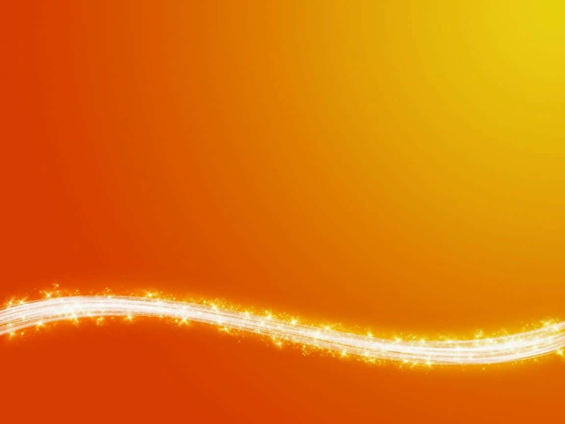Sparkling Wave Line Orange Background