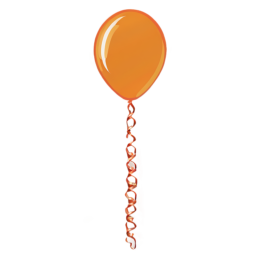 Orange Balloons Png Pfl PNG