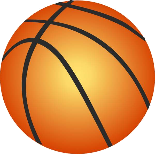 Orange Basketball Clipart PNG