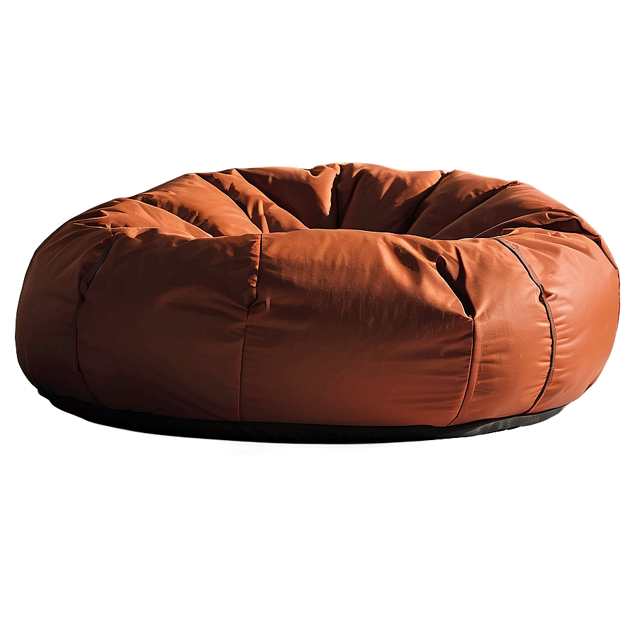 Orange Bean Bag Chair Png Bbv PNG