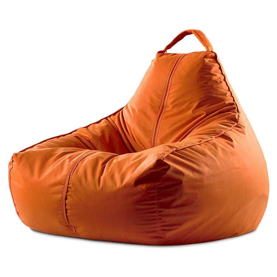 Orange Bean Bag Chair Png Gqn PNG