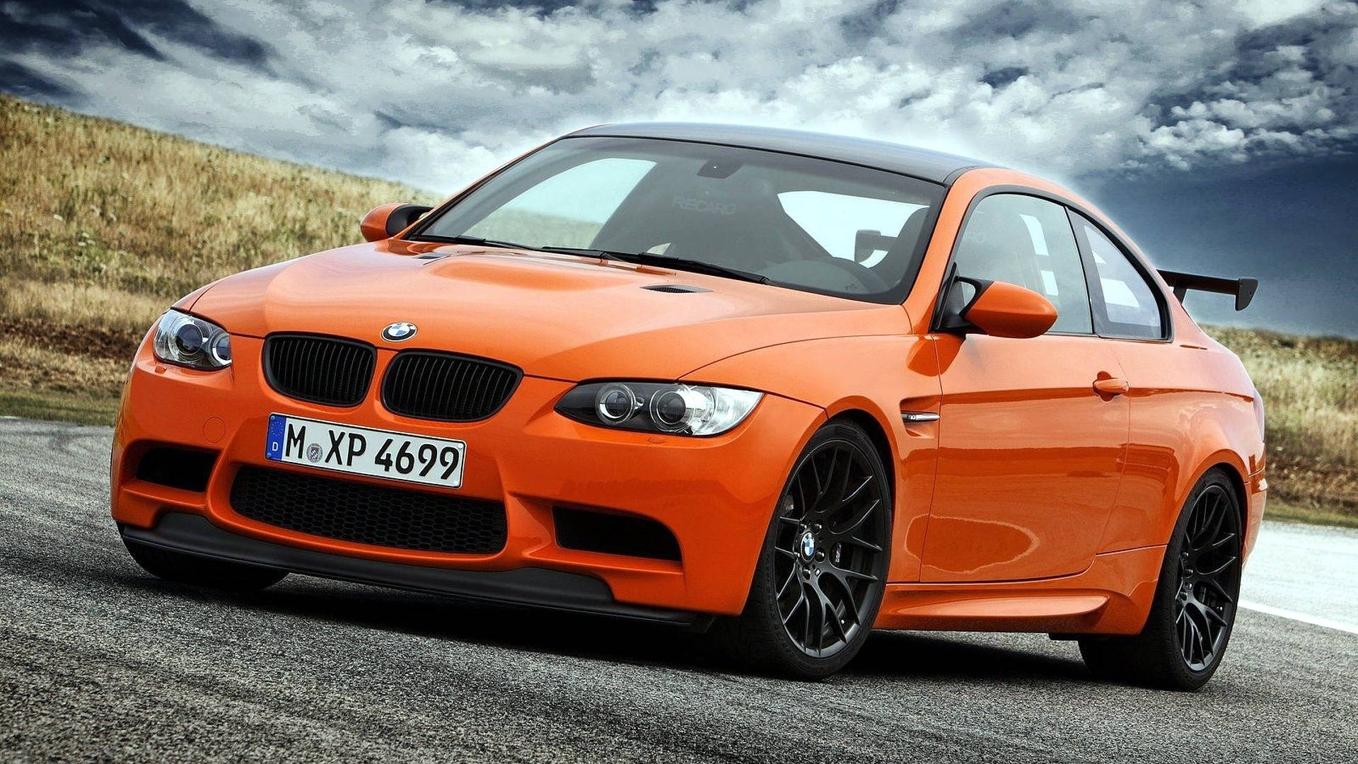 Orange BMW M Car Wallpaper