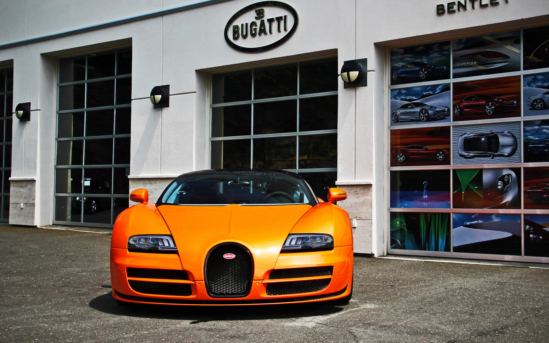 Bugatti Grand Sport Arancione Per Iphone Sfondo