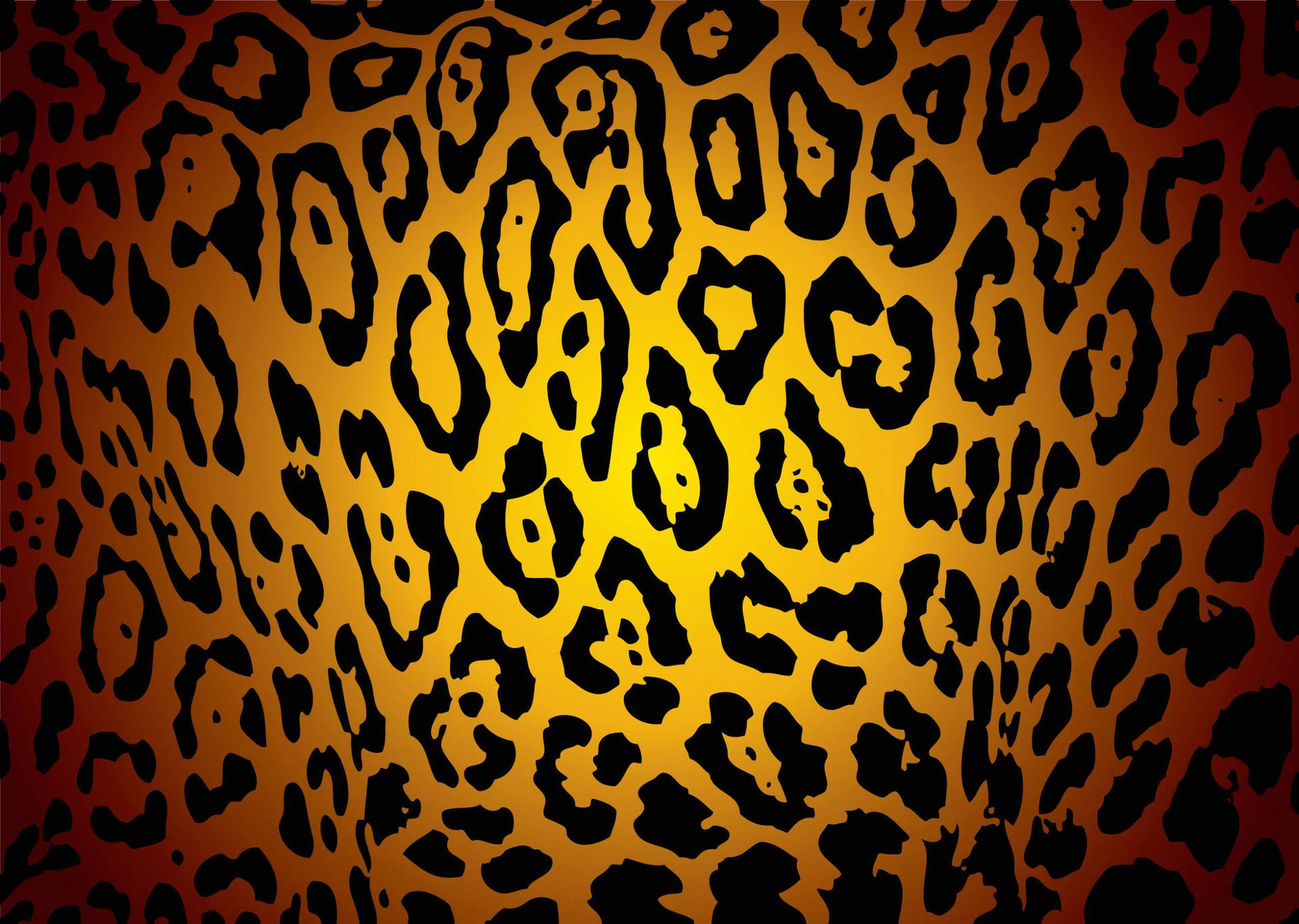 Orange Cheetah Print Wallpaper