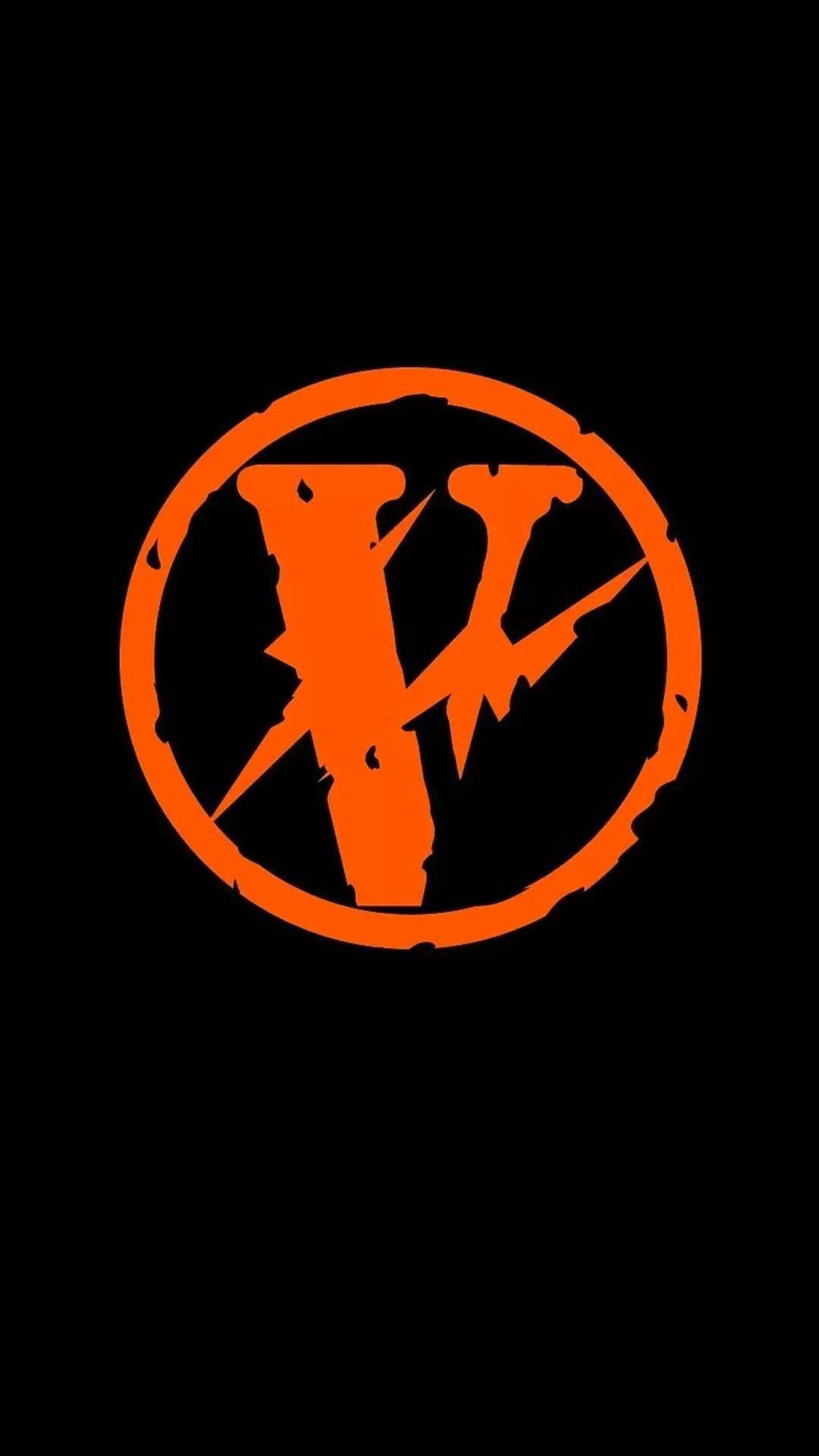 Orange Circle-logotyp Vlone Pfp. Wallpaper