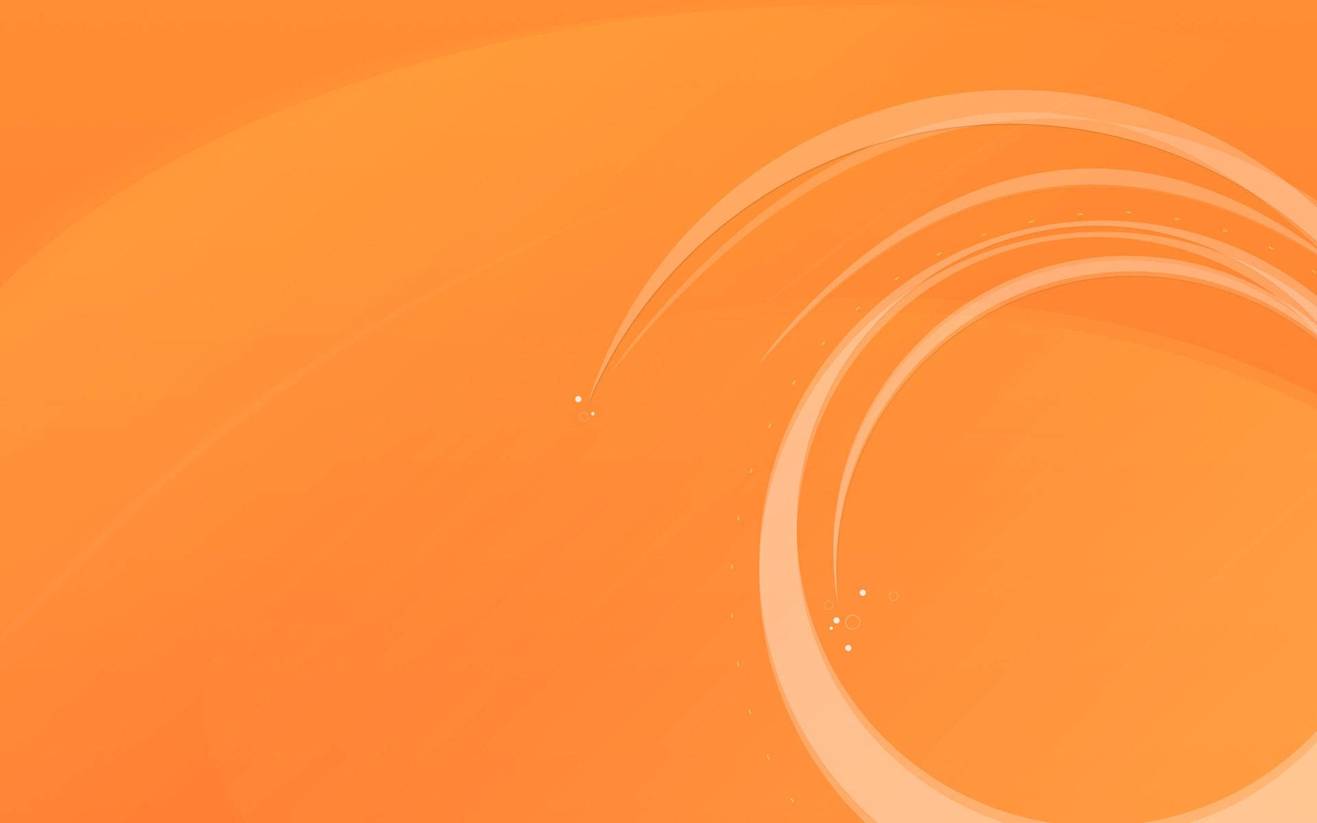 Orange Circle With Dots Wallpaper