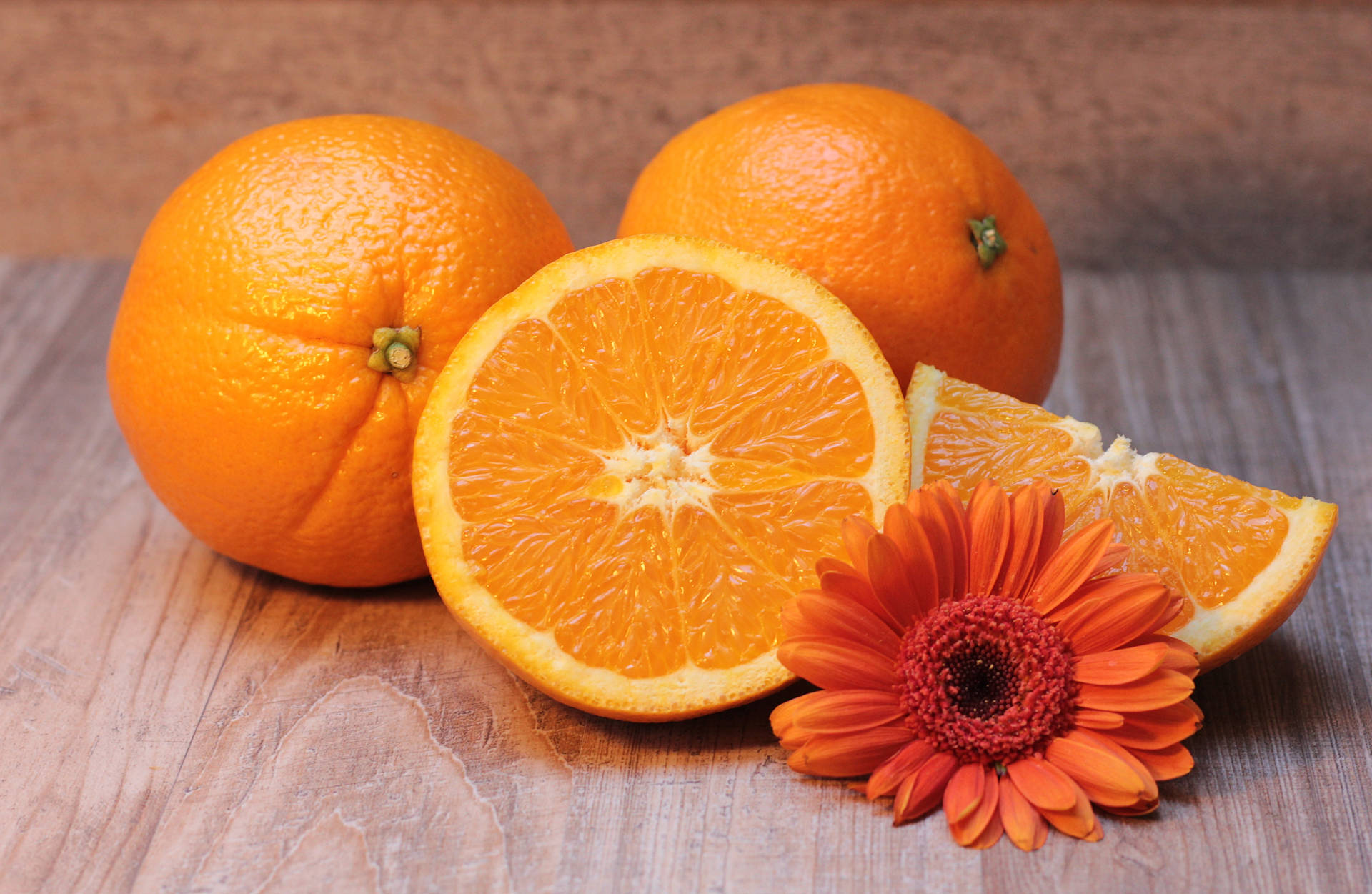 Orange Citrus Fruits Wallpaper