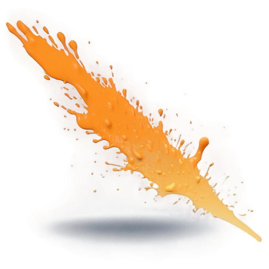 Orange Color Splash Png Ykv39 PNG