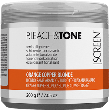 Orange Copper Blonde Hair Bleach Product PNG
