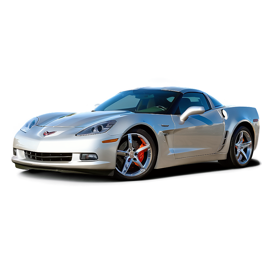 Orange Corvette Png 06252024 PNG