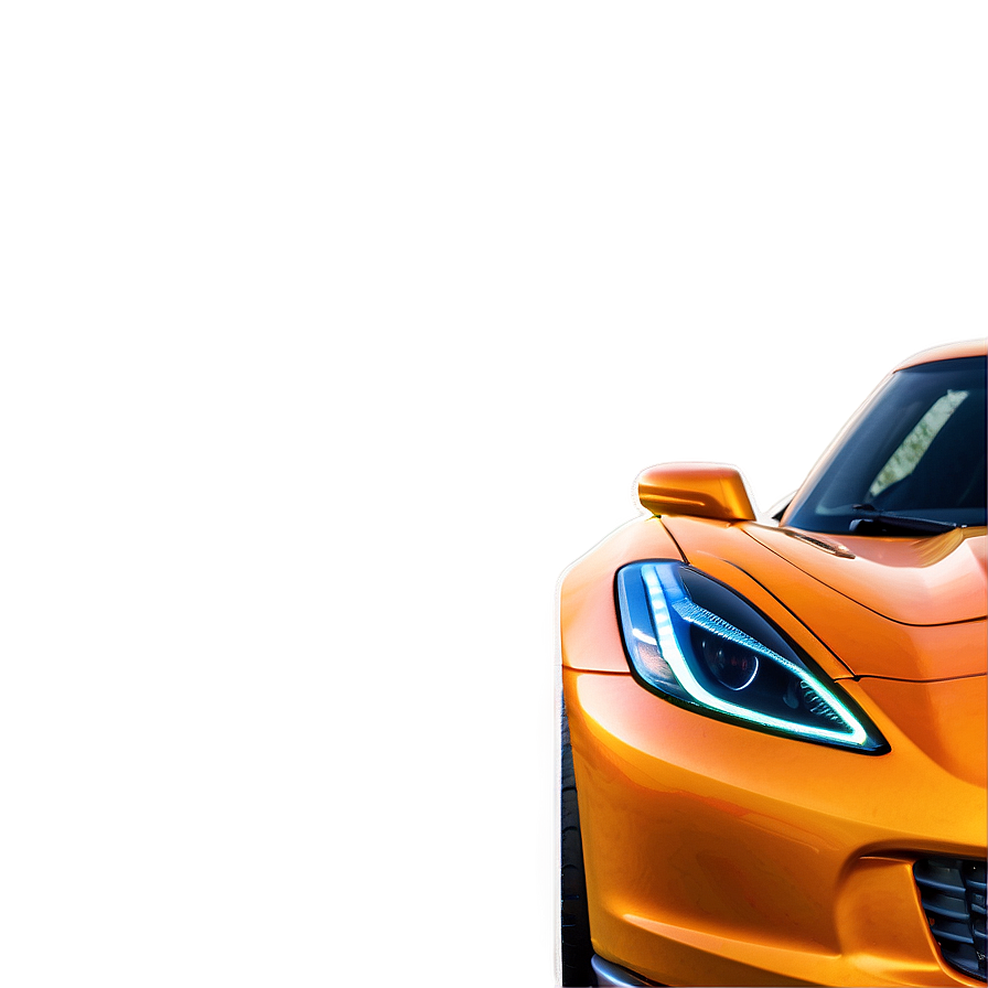 Orange Corvette Png 79 PNG