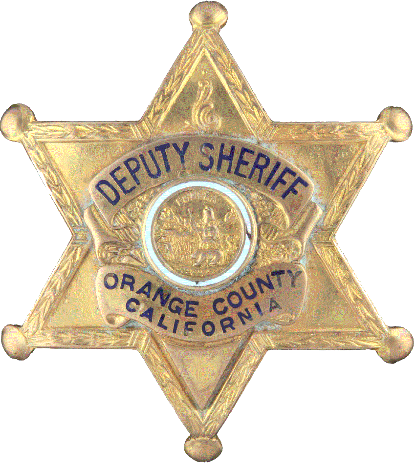 Orange County Deputy Sheriff Badge PNG