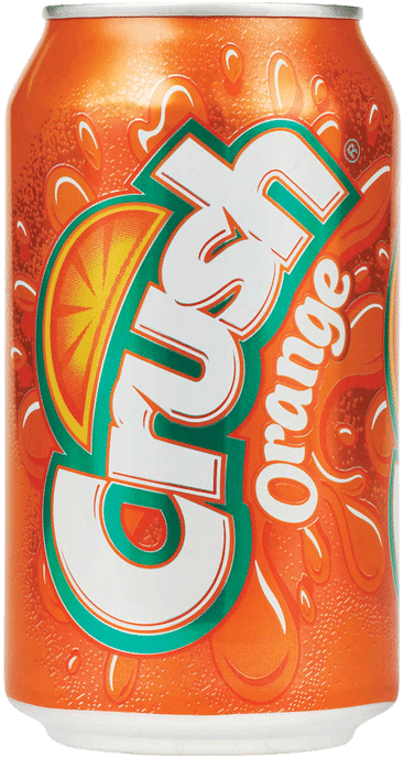Orange Crush Soda Can PNG