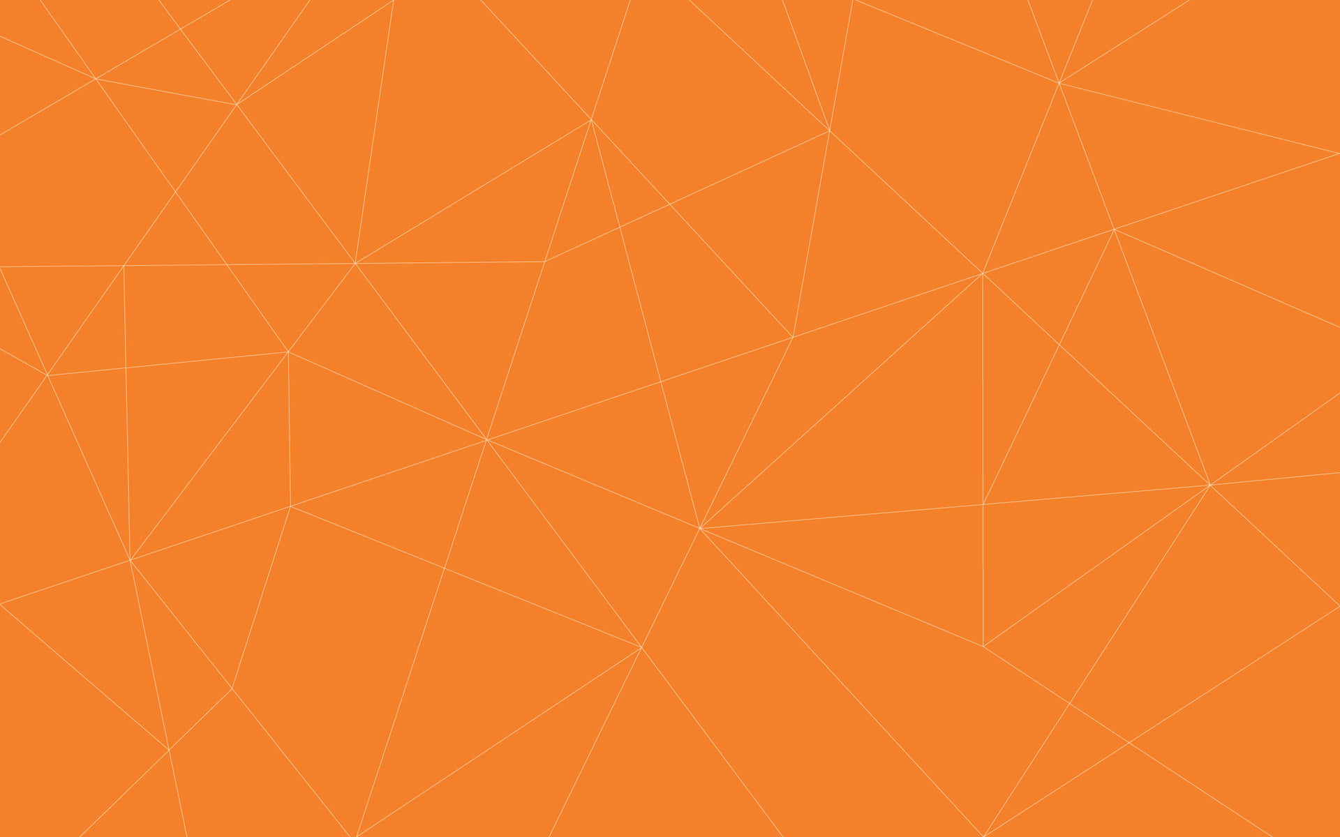 Verschönernsie Ihre Arbeitsumgebung Mit Einem Lebendigen Orangefarbenen Desktop. Wallpaper