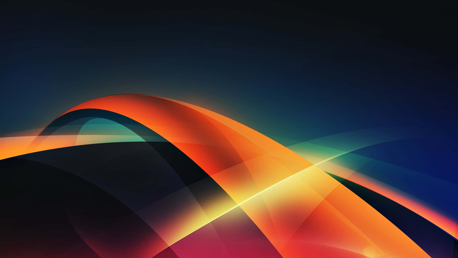 An Abstract Background With Orange And Blue Colors Wallpaper