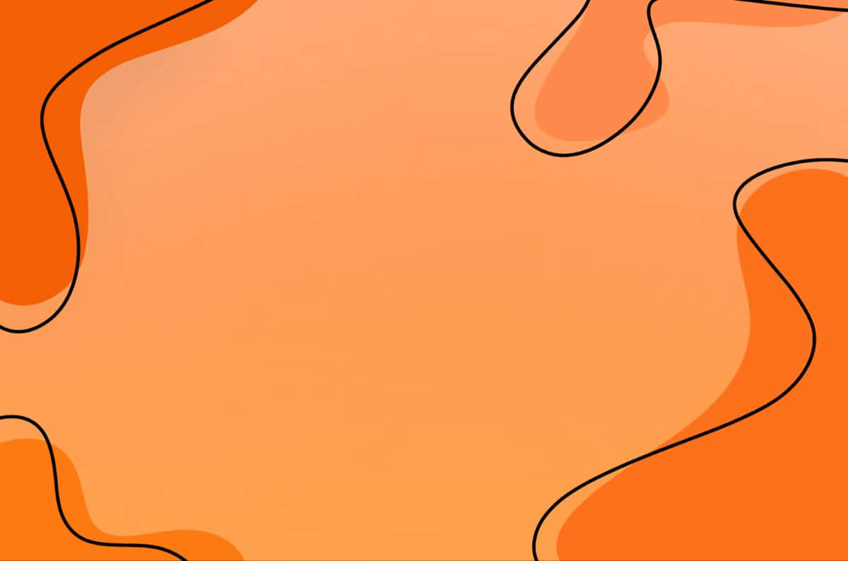 Get energized with this vibrant orange desktop background Wallpaper