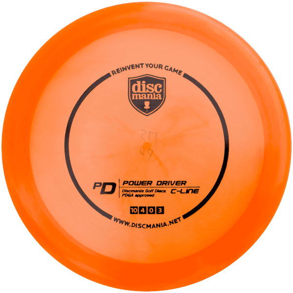 Orange Discmania P D Power Driver Frisbee PNG