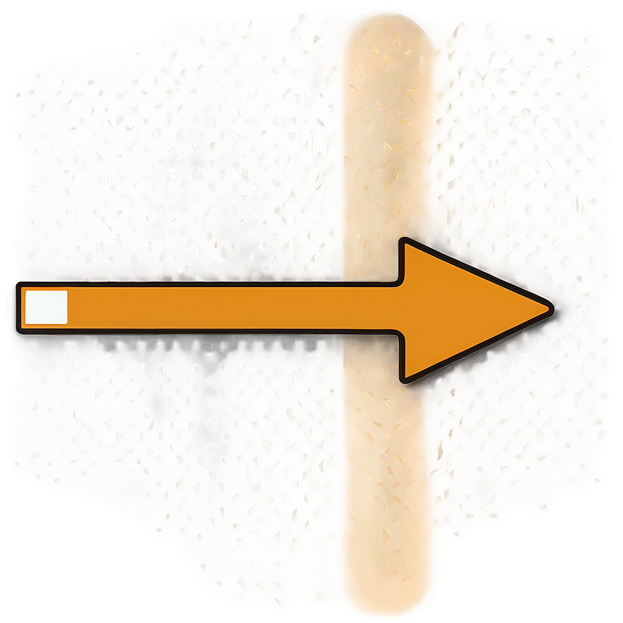 Orange Downward Arrow Png 06262024 PNG