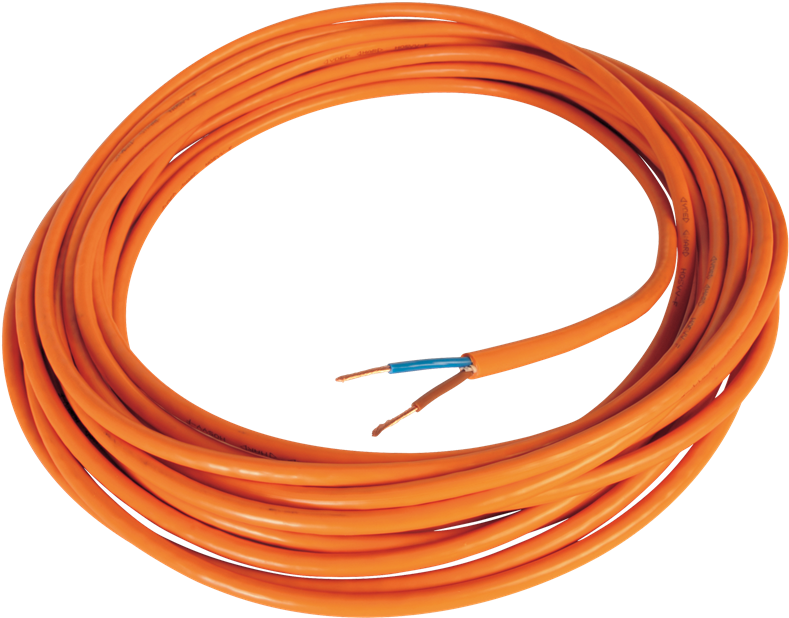 Orange Electrical Cable Coil.jpg PNG