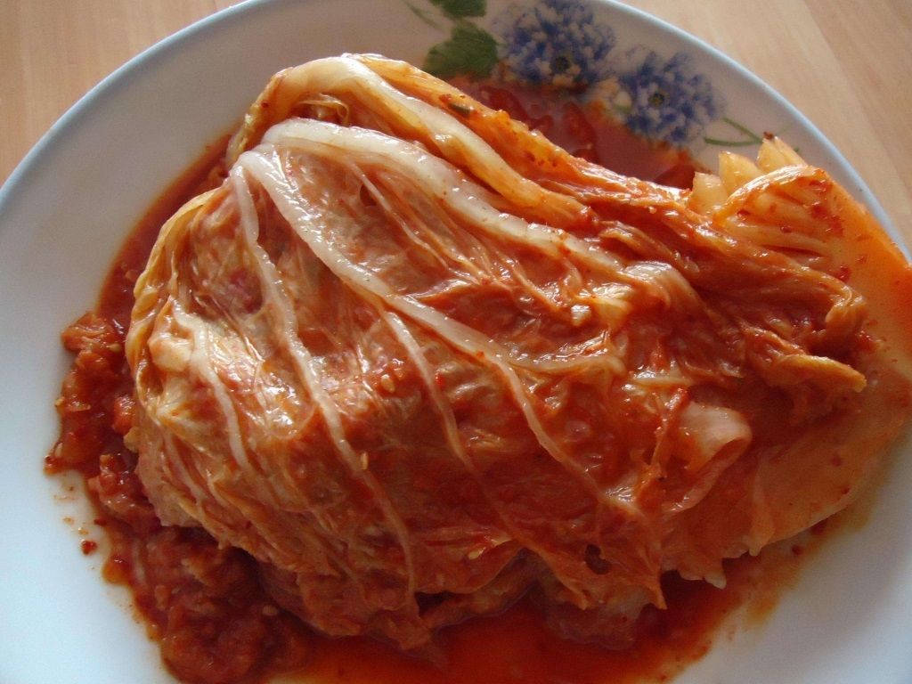 Orange Fermented Kimchi Wallpaper