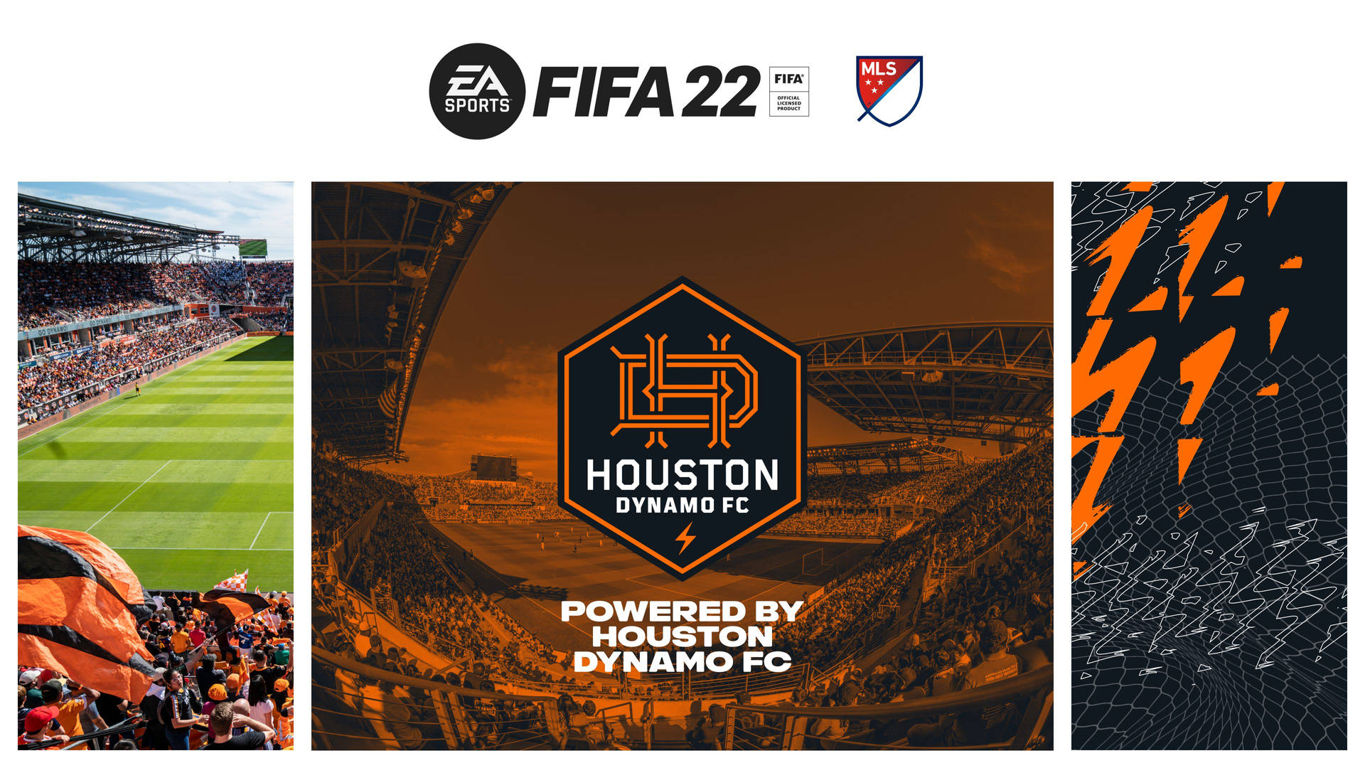 Orange Fifa 22 Tapeten Med Houston Dynamo. Wallpaper