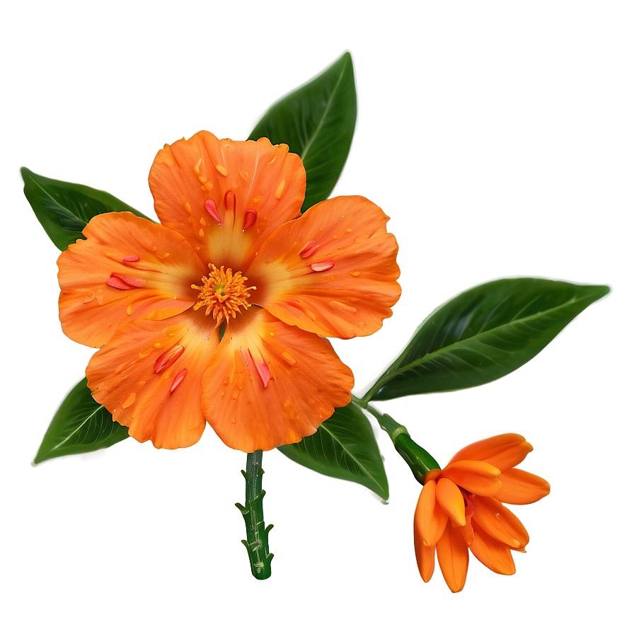 Orange Flower Png Xal75 PNG