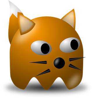 Orange Fox Emoji Graphic PNG