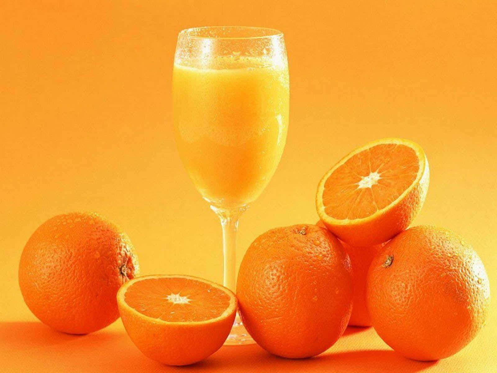 Orangenfrucht 1600 X 1200 Hintergrundbild