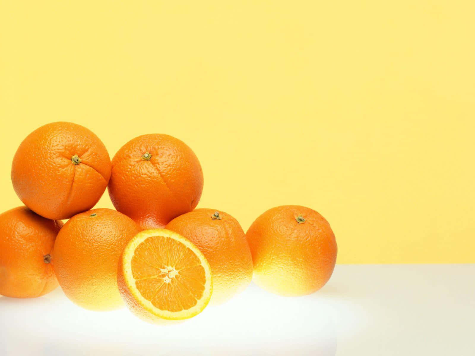 Orangefrucht Hintergrund 1600 X 1200