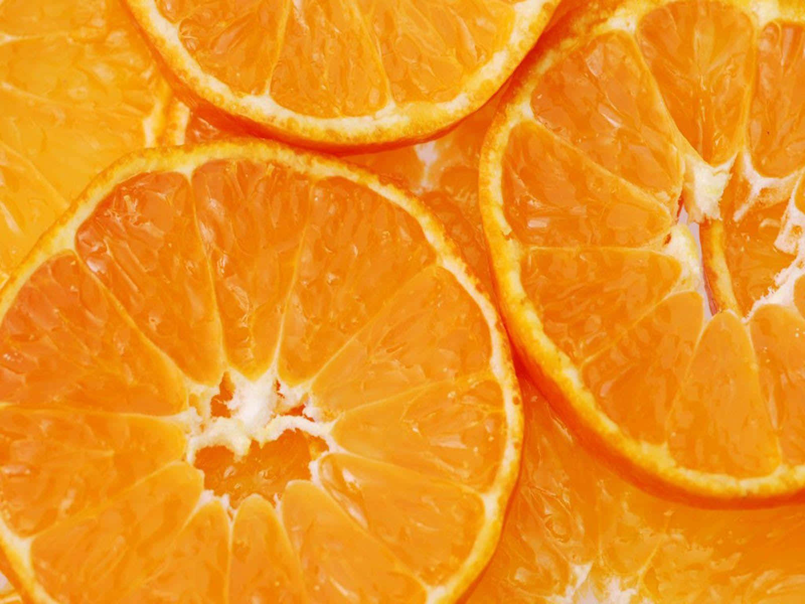 Orangefrucht 1600 X 1200 Hintergrund