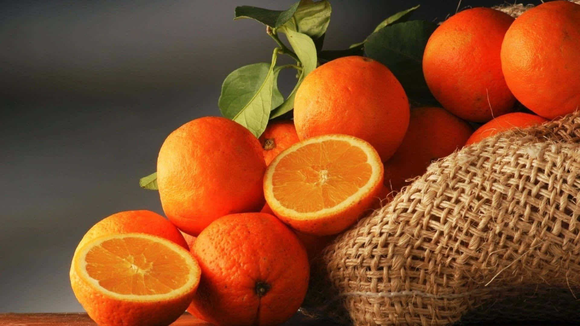 Orangefrucht 1920 X 1080 Hintergrund