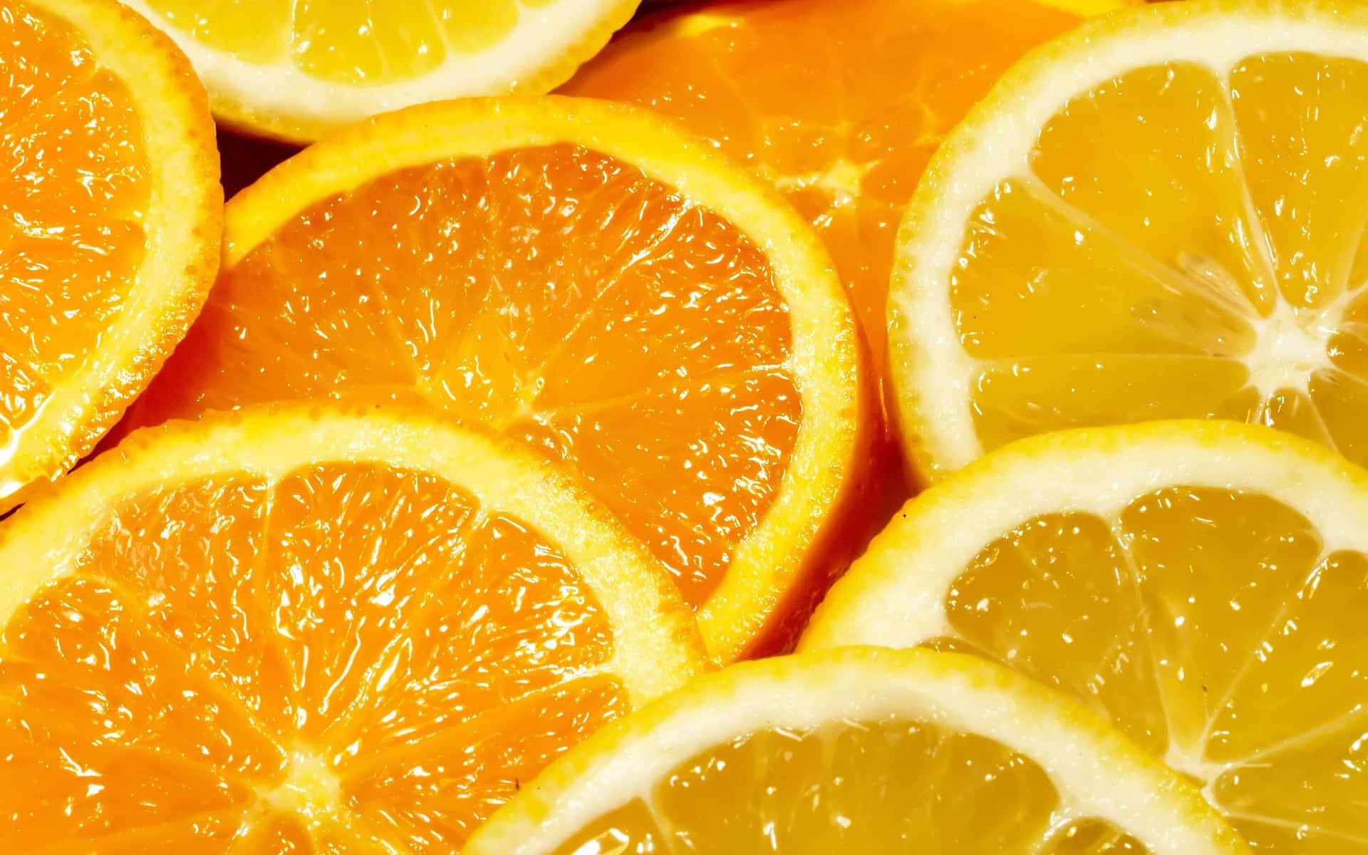 Fresh whole orange on a vibrant background