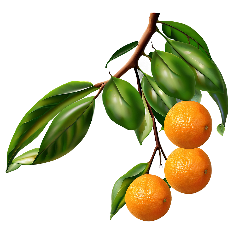 Download Orange Fruit Branch Png Vio71 | Wallpapers.com