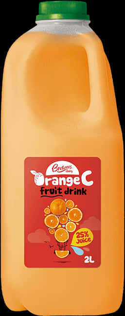 Orange Fruit Drink Bottle2 L PNG