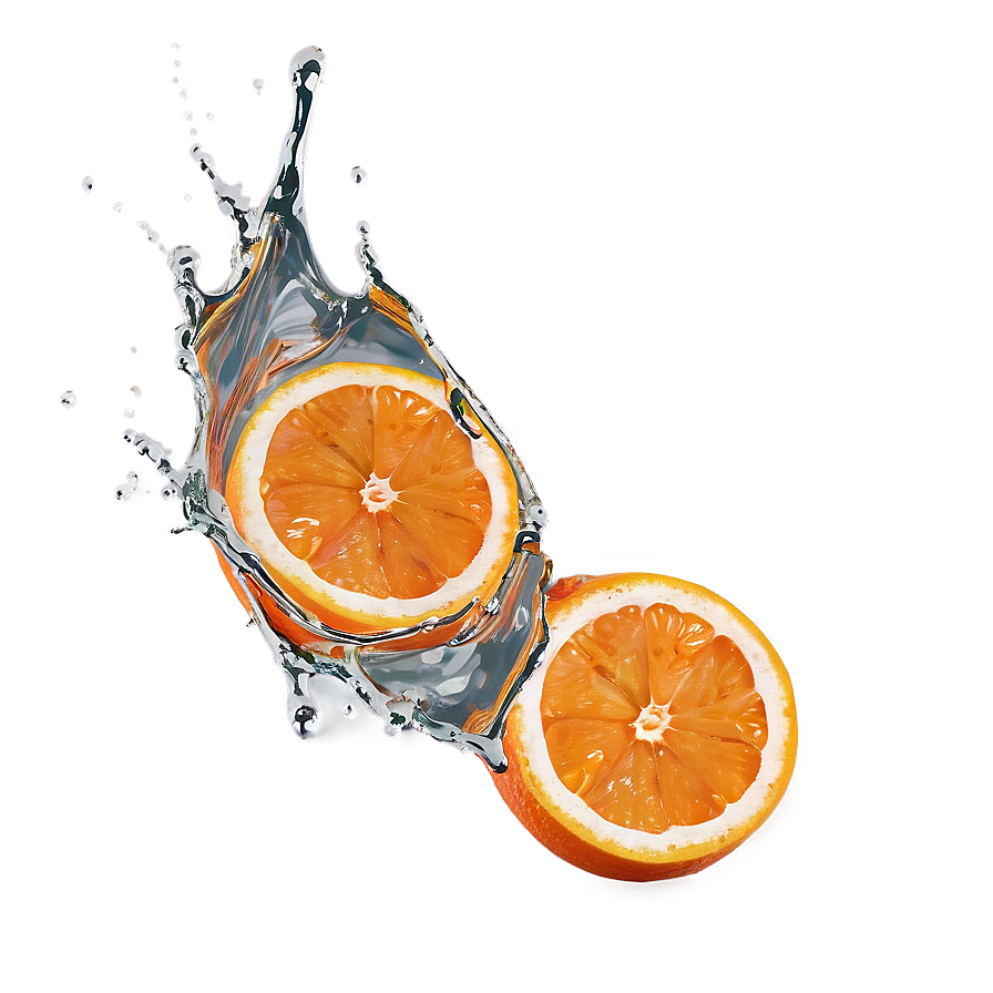 Download Orange Fruit Splash Png 05032024 | Wallpapers.com